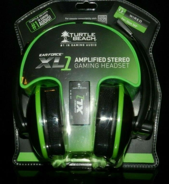 Turtle Beach Ear Force XL1 Headset For Xbox360-Open Box-Used only ONCE! Perfect!