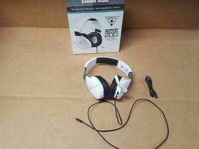 Turtle Beach Recon 200 White Amplified Gaming Headset for Xbox One, PS4 and PS..