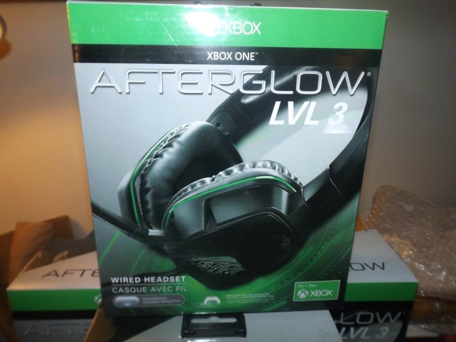 OPEN BOX PDP Afterglow LVL 3 Over-Ear Sound Isolating Headset for Xbox One Black