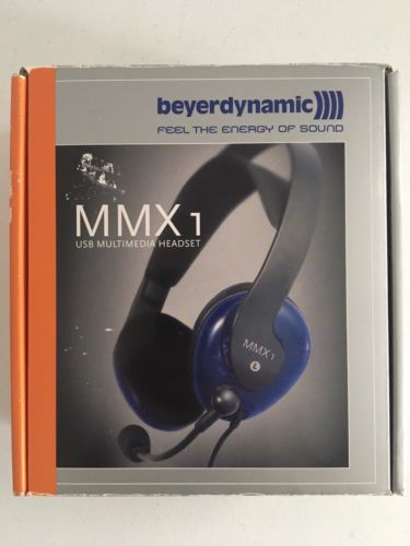 Beyerdynamic MMX 1 Gaming and Multimedia Headset - Microphone. MMX 1 NIB