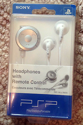 SONY Headphones With Remote Control White PSP-140 U / 98524