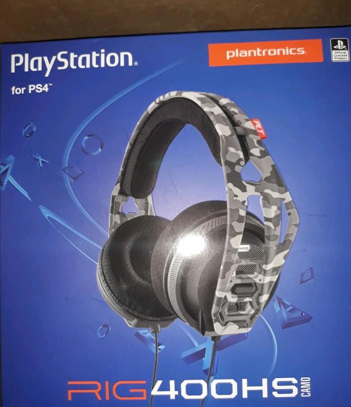 PLANTRONICS PS4 Headset - Rig 400HX Camo-New in Box Free ship Playstation 4