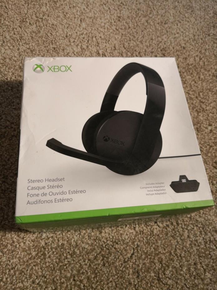Microsoft XBOX One or Windows PC Stereo Gaming Head Set Headset Headphones