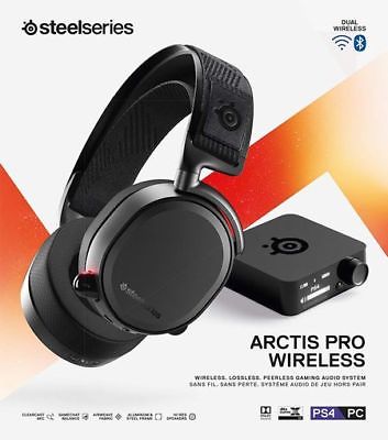SteelSeries Arctis Pro Wireless Gaming Headset - Lossless High Fidelity Wireless