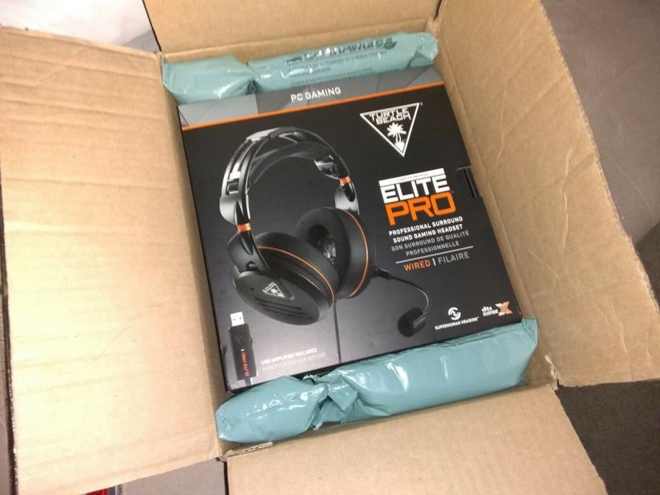 Turtle Beach Elite Pro 7.1 Surround Sound Gaming Headset with USB PC AMP