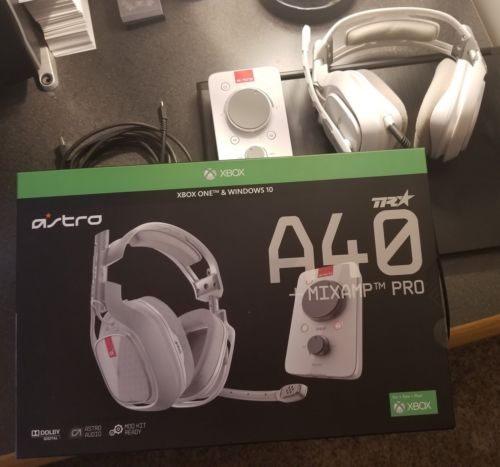 Astro A40 TR White Headband Headsets for Multi-Platform PC XBOX