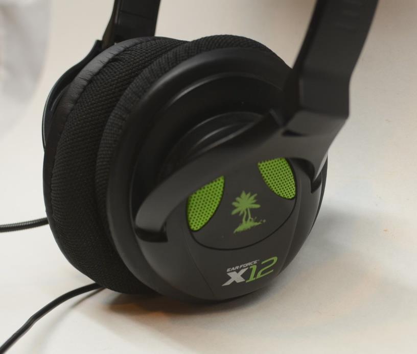 Turtle Beach Ear force X12 Headset X Box360 and PC Gaming Padded