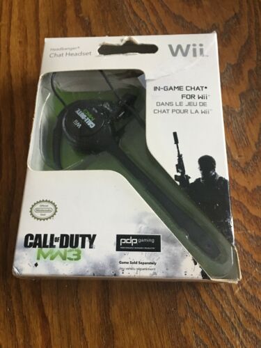 Call of Duty MW3 Wii Headset - pdp gaming - Headbanger Chat Headset NEW