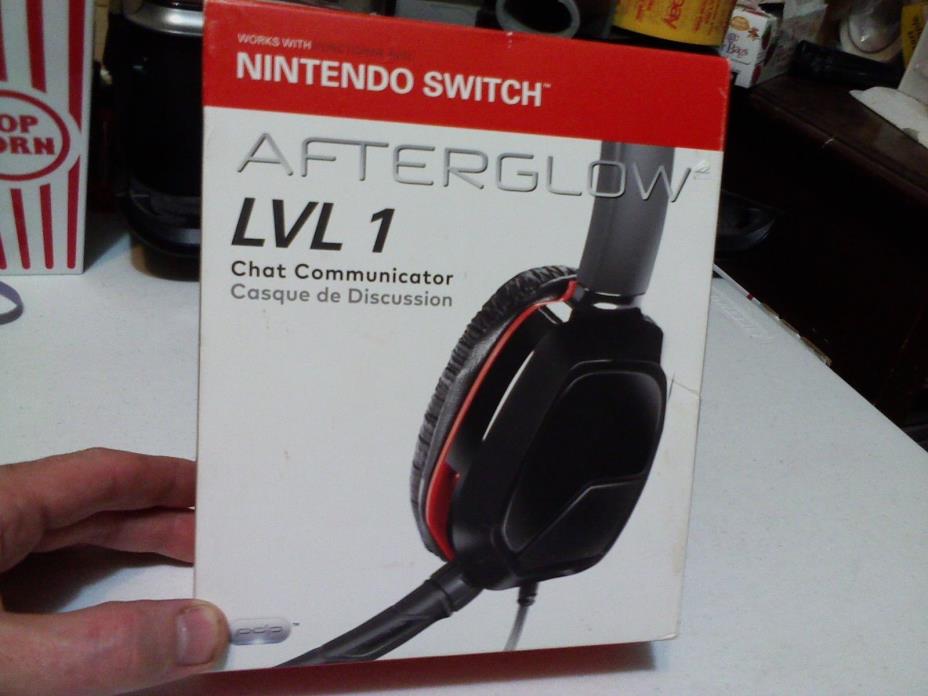 PDP Afterglow LVL1 Chat Communicator Headset for Nintendo Switch