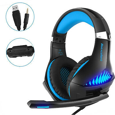 Gaming Headset,OfficeLead Stereo Headphones for Laptop,Tablet,PS4, PC, Xbox One