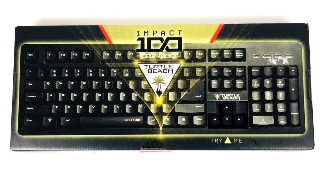 Turtle Beach Impact 100 Gaming Keyboard for PC and Mac New