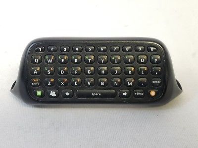 Microsoft Xbox 360 Wireless Controller Chatpad Keypad Black
