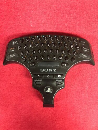 Genuine Sony PS3 Controller Chat Keyboard Wireless KeyPad CECHZK1UC Clean Tested