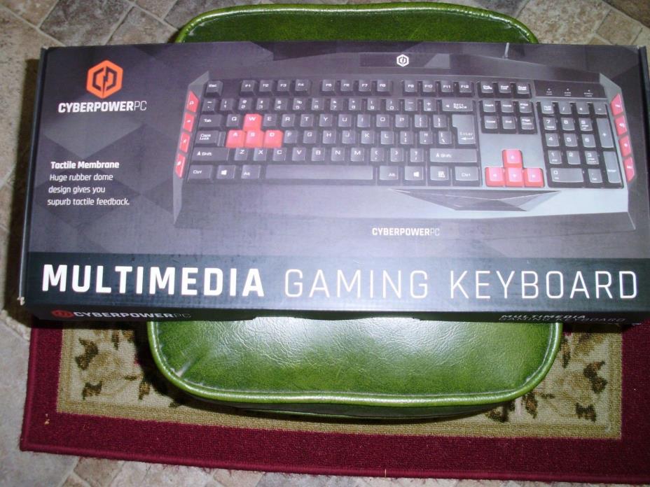 Cyber Power multimedia gaming key board (wired)