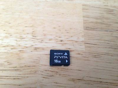 Official PlayStation PS Vita 16GB Memory Card (Mint Condition) - Ship in 1-DAY