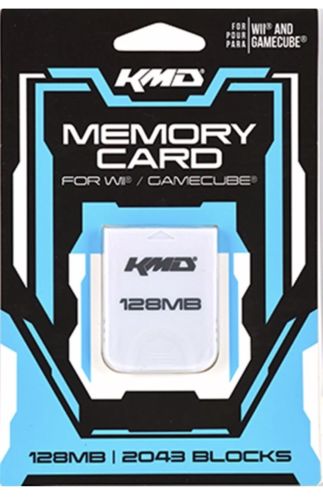 NEW! 128MB MEMORY CARD FOR NINTENDO GAMECUBE Wii 2043 BLOCK  KMD