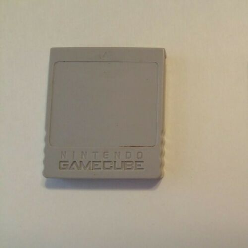 Official Nintendo GameCube 59 Block Memory Card