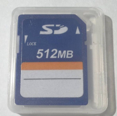 1 NEW in Case 512 MB SD Memory Card Wii Digital Camera