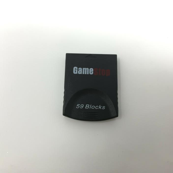 Gamecube Gamestop Memory Card Black