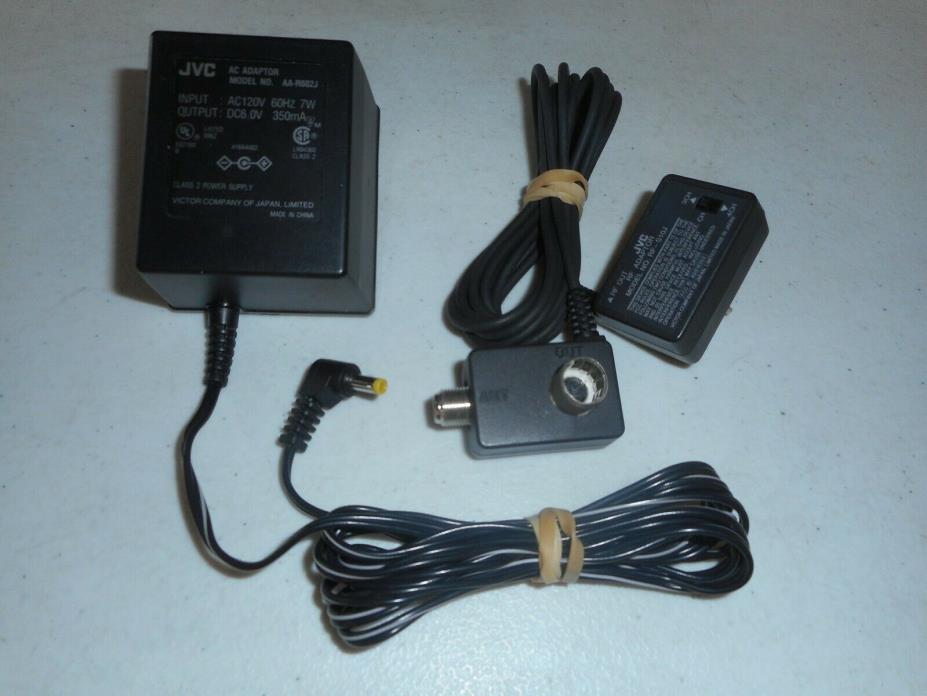 Official OEM JVC X'Eye AC Adapter power cord and RF cable!