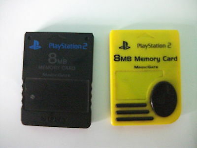 2 - Playstation PS2 8 MB Memory Cards