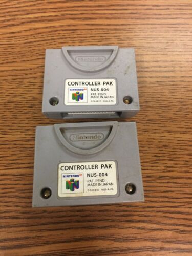 OEM Nintendo 64 Controller Memory Card Pak Pack NUS-004 Official  ORIGINAL! (2)