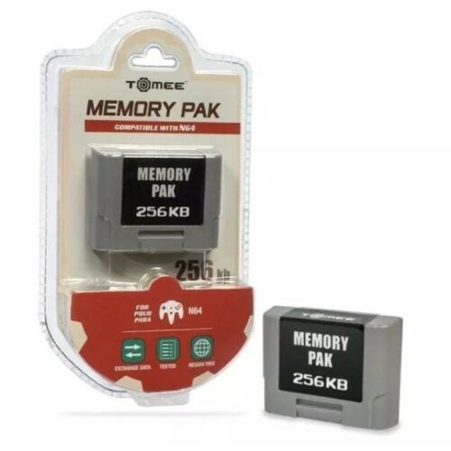 256k Memory Card for Nintendo 64 - N64 Controller Pack - NEW Factory Sealed