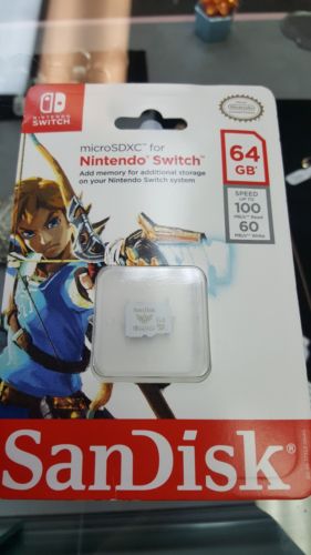 64GB Micro sdxc For Nintendo Switch