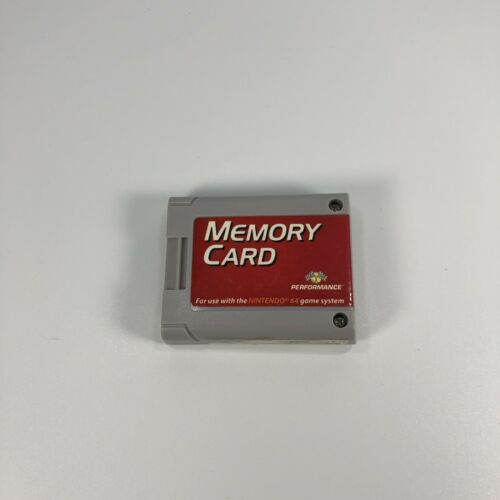Performance Memory Card for Nintendo 64 N64 - Tested & Works! Ships Free!