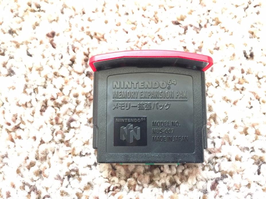 Official Original Nintendo 64 N64 Memory Expansion Pak Pack OEM NUS-007 TESTED