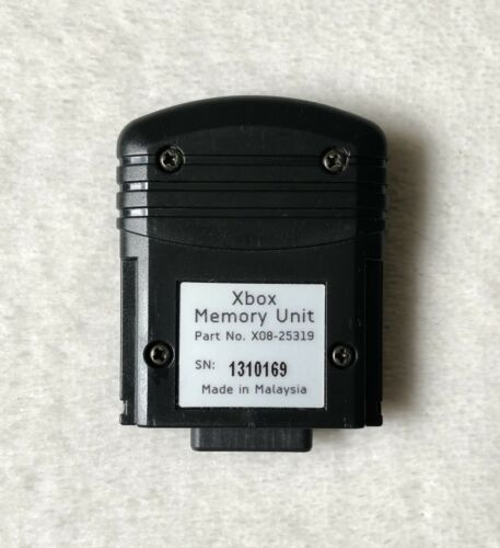 Official Genuine Microsoft Xbox Memory Unit Card Storage X08-25319 OEM Original