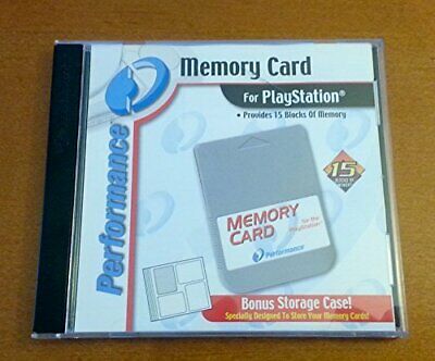 Memory Card With Case For PlayStation (Red) (Complete)