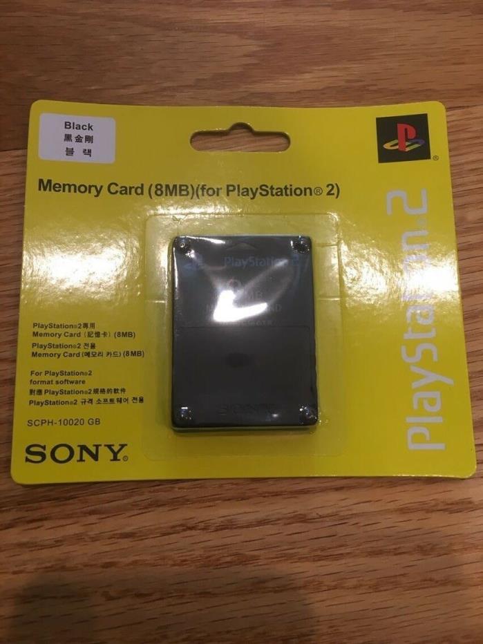 Sony PlayStation 2 PS2 Memory Card 8MB BRAND NEW & FACTORY SEALED