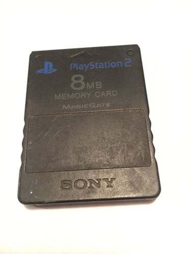 OFFICIAL Sony Playstation 2 PS2 Memory Card 8MB  -  ORIGINAL SCPH-10020