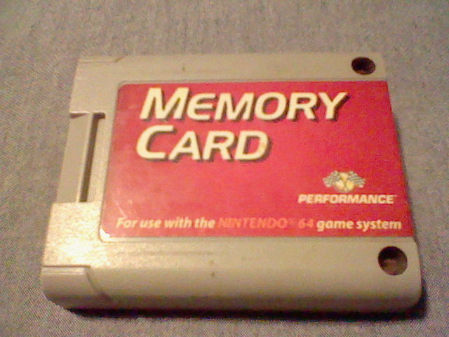 Memory Card (Nintendo 64 N64) Tested!