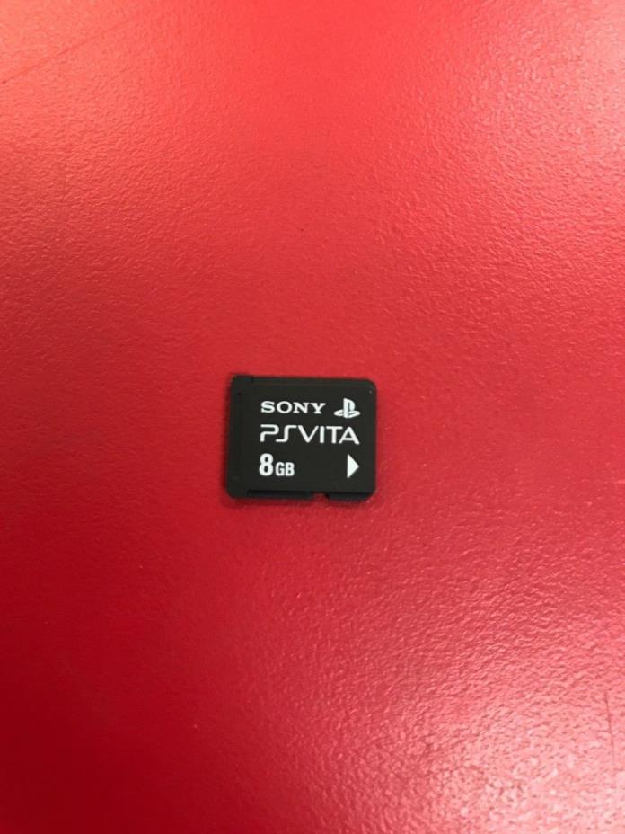 One Official OEM Sony Playstation Vita 8GB Memory Card - Black *VERY CLEAN*