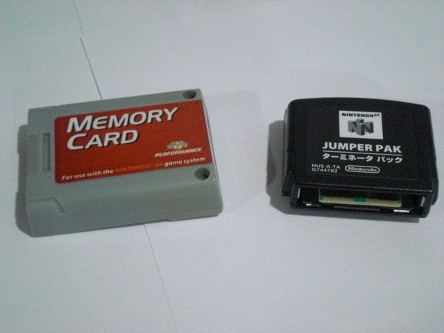 Performance Memory Card and Jumper Pak N64