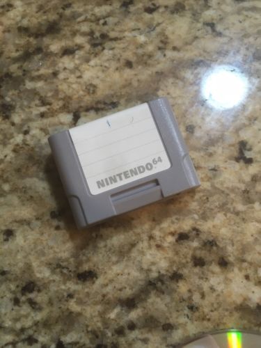 Nintendo 64 N64 Official Memory Card/Controller Pak/Pack AUTHENTIC Tested