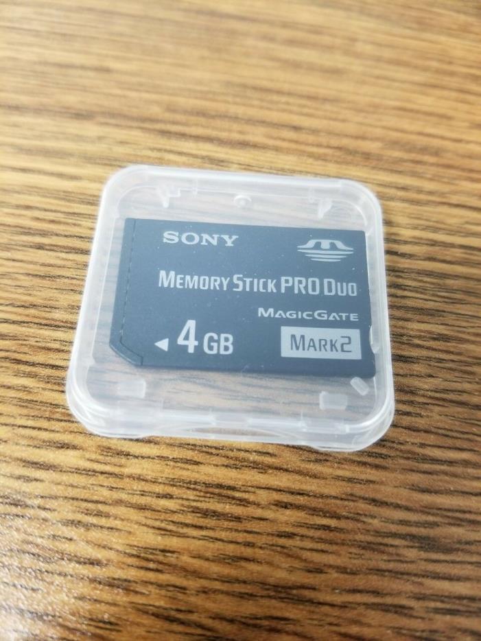 Sony Memory Stick Pro Duo 4GB Mark 2