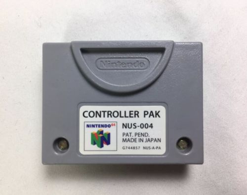 Nintendo 64 N64 Official Memory Card/Controller Pak/Pack NUS-004 Untested