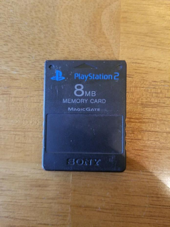 Official Sony Playstation 2 PS2 8MB Magicgate Memory Card SCPH-10020 Lot of 2