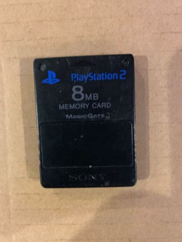 OFFICIAL OEM SONY BRAND BLACK 8MB MEMORY CARD FOR PLAYSTATION 2 PS2