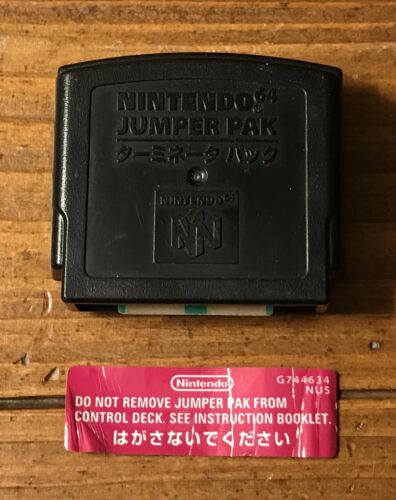 N64 Nintendo 64 Control Deck Jumper Pak NUS-008 Original OEM JAPAN  Works!