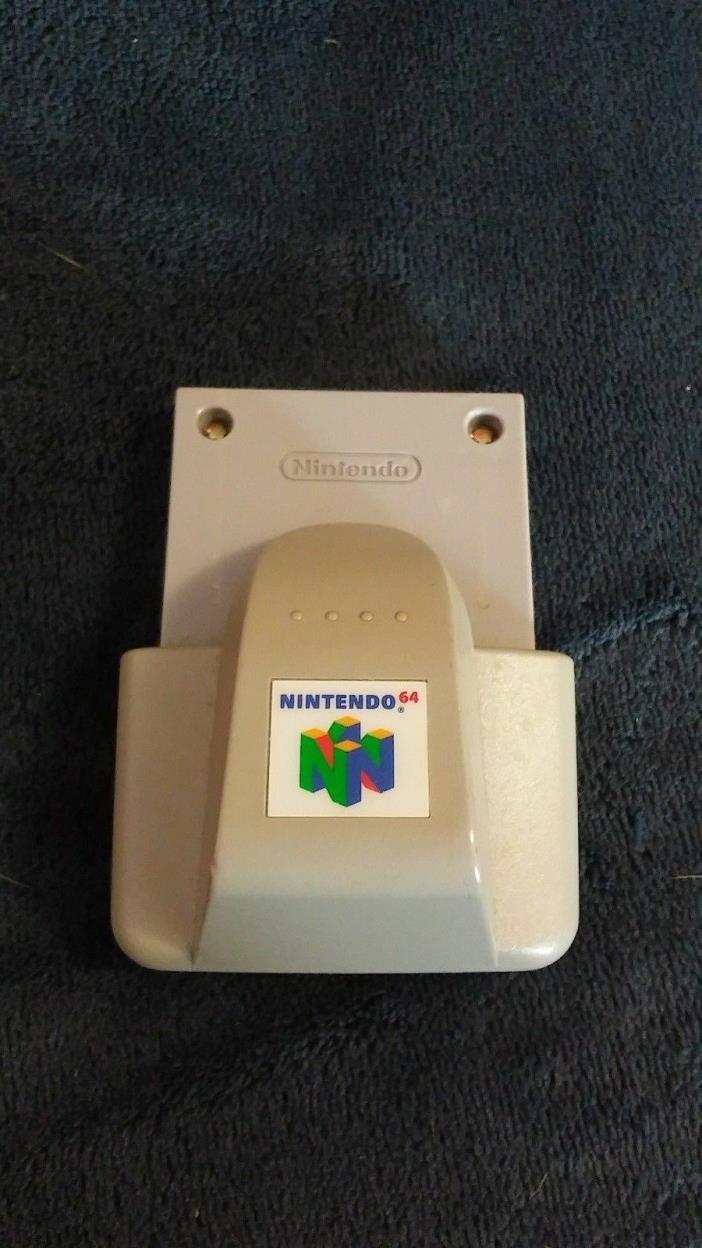 NINTENDO 64 RUMBLE PAK FOR CONTROLLER  N64 SYSTEM CONSOLE AUTHENTIC