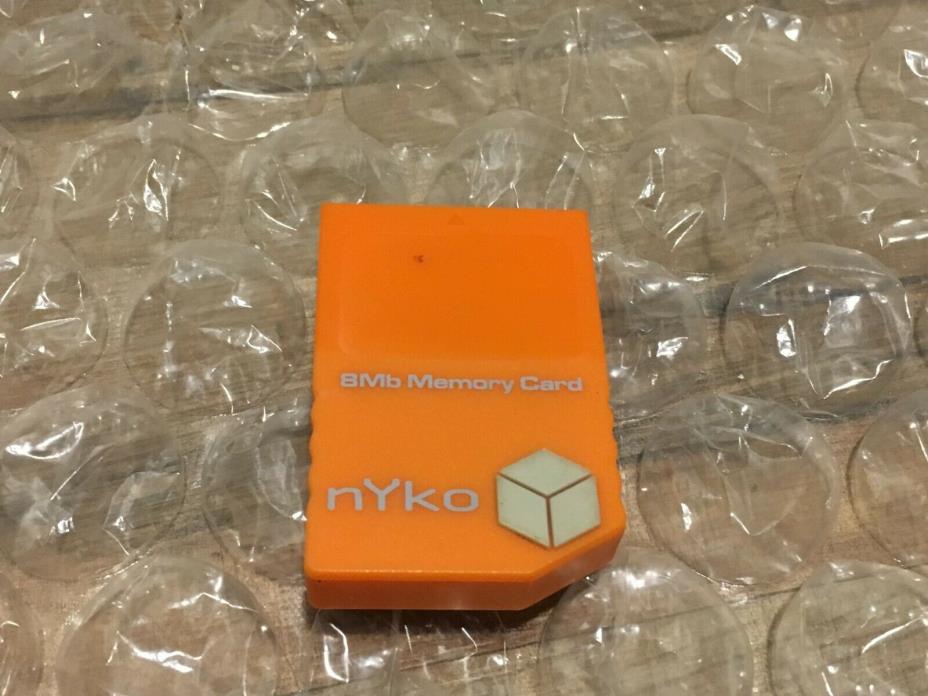 Nyko Gamecube Orange Memory Card 8mb (123 blocks) Tested!