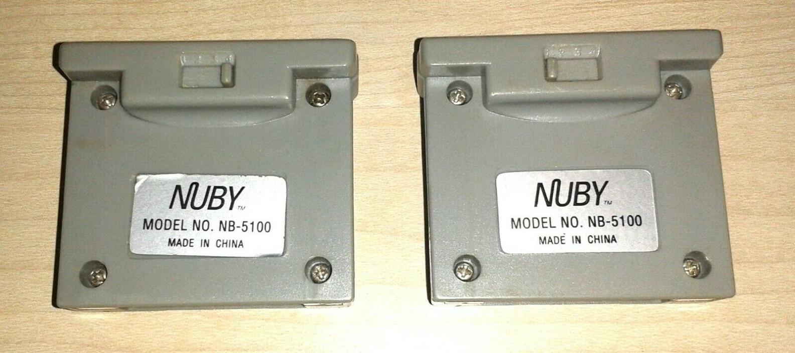 Lot of 2 Nintendo 64 Nuby 4x switch 4 in one NB-5100 Mega Memory Card N64 cards