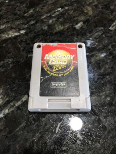 InterAct Memory Card Plus For Nintendo 64 N64 Save States Tested/Working