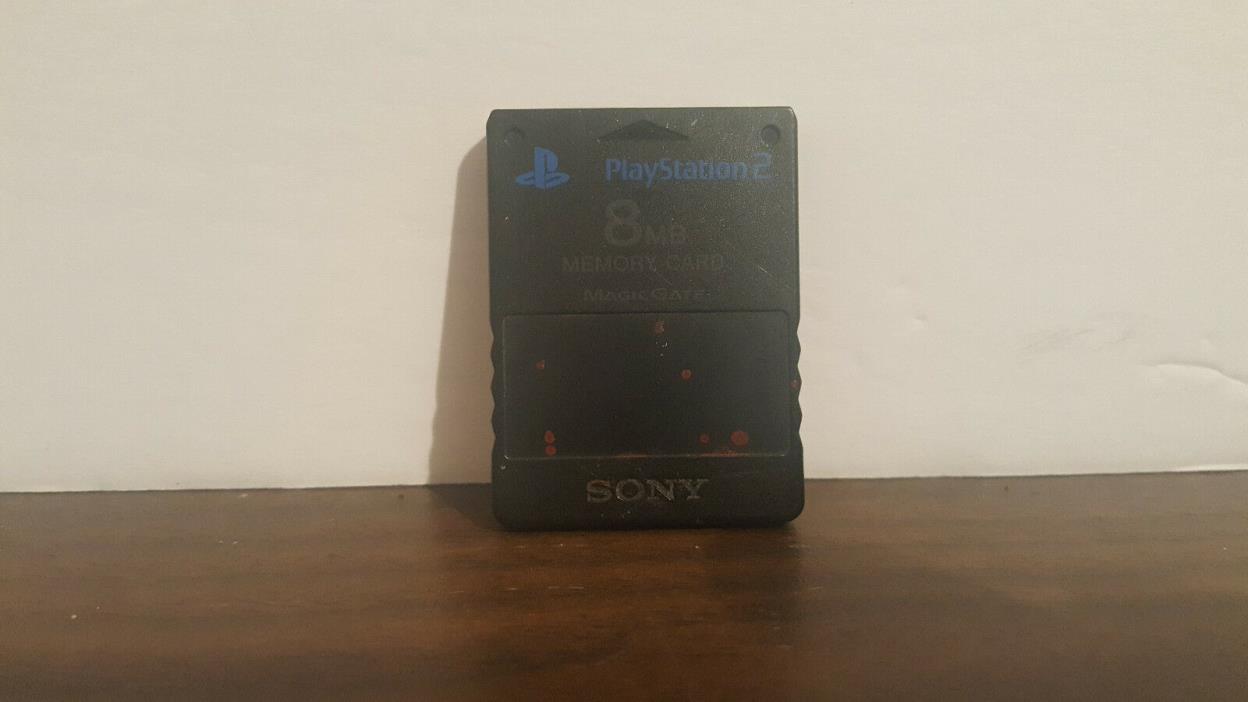 Official Sony Playstation 2 Memory Card BLACK SCPH-10020