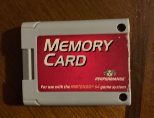 Memory Card Plus by Performance for Nintendo 64 N64 Console Video Game System