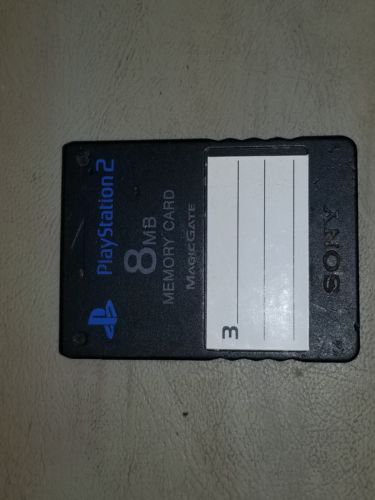 Official OEM Genuine Sony Playstation 2 PS2 8MB Magicgate Memory Card SCPH-10020